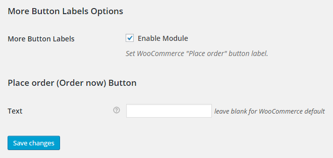 WooCommerce More Button Labels