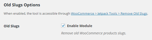 WooCommerce Remove Old Products Slugs